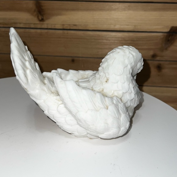 Vintage Hand Carved Ceramic Alabaster Doves - Picture 5 of 15